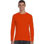 Gildan SoftStyle frfi hosszujj pl, Orange (GI64400OR)