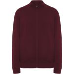 Roly Ulan uniszex cipzáros pulóver, Garnet (R64392P)