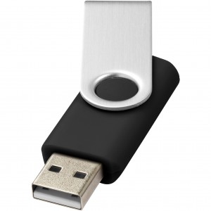 Rotate Basic pendrive, fekete (raktári) (pendrive)